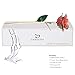 DEFAITH 24K Gold Dipped Real Rose Gifts, Best Wedding Anniversary Valentines Day Love Gift for Her Wife Girlfriend Spouse, Rainbow with Stand