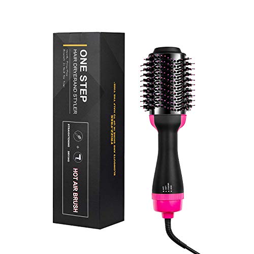 Hair Dryer Brush, One Step Hair Dryer & Volumizer 3-IN-1 Negative Ions with Straightening, Curling, Fast Drying Smooth Frizz and Static Hair Styler