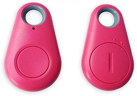 Sholdnut Pet Dog Tracker New Smart Bluetooth Tracer GPS Locator Tag Alarm Wallet Key Pet Dog Tracker (Pink)