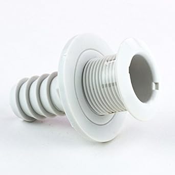 Borddurchlass Kunststoff weiß f. 38 mm Schlauch: Amazon.de: Sport