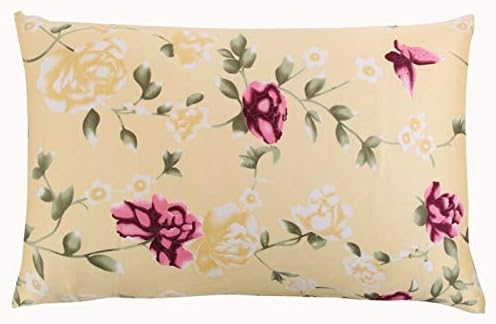 Natural Silk Pillowcase - New 100% Nature Mulberry Floral Silk Pillowcase Zipper Pillowcases Pillow case for Healthy Standard Queen King (3, King)