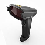 Coocheer 2.4G Wireless Cordless Handheld Barcode Scanner Anti-interference Optical Laser Bar Code Reader Kit