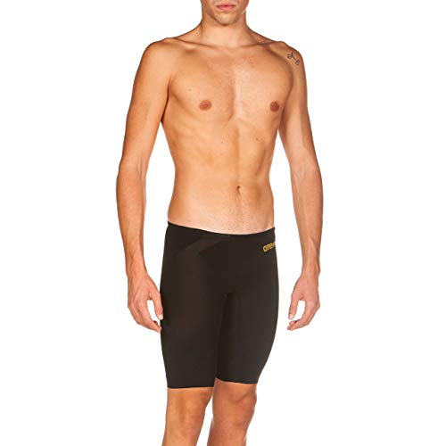 Arena Powerskin Carbon Air² Men's Jammers Racing Swimsuit, Black/Black/Gold, 26 - Thumbnail 2