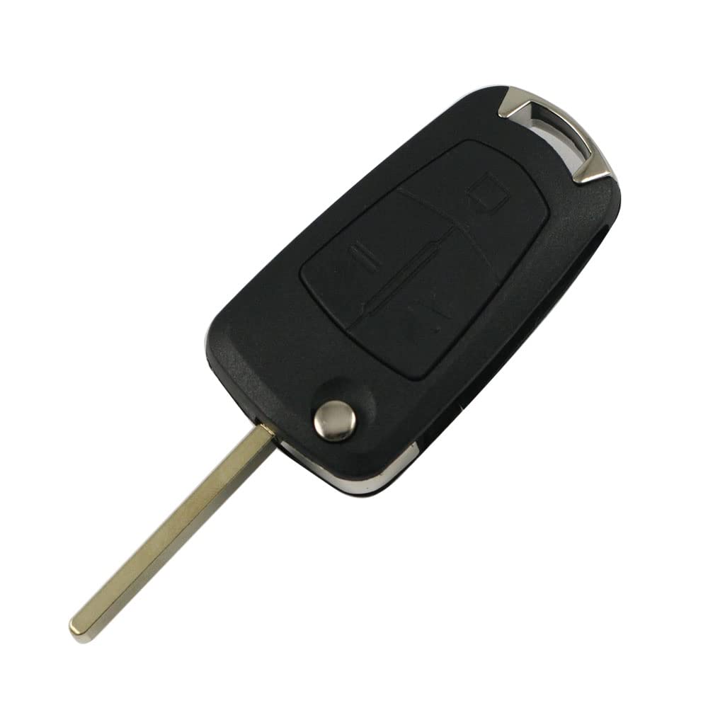 BROVACS Replacement Key Shell Compatible with OPEL VAUXHALL 3 Button Keyless Entry Flip Remote Key Case Fob SS621