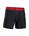 Under Armour Men's Original Series 6” Boxerjock, Black (001)/Red, XX-Large