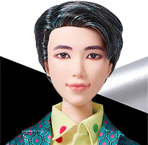 Mattel BTS 11-in RM Fashion Doll, Based on Bangtan Boys Global Boy Band, Highly Articulated Figure, Toy for Boys and Girls Age 6 and Up.
