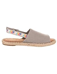 TOMS Women's Slub Chambray Clara Espadrille