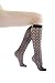 Felicity Womens Knee High Fishnet Patterned Trouser Socks Dress Socks (Assorted A, Black, 6 Pack)