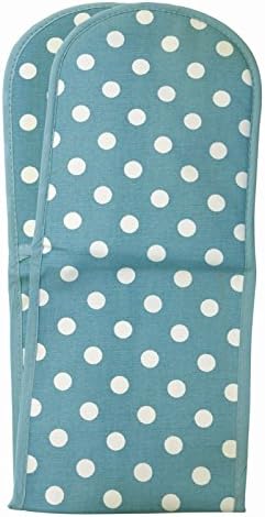 Rushbrookes Dexam Flamenco Double Oven Glove Blue