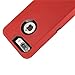 Annymall Case Compatible with iPhone 8 Plus/iPhone 7 Plus, [HEAVY DUTY] Built-in Screen Protector Tough 4 in1 Rugged Shorkproof Cover for Apple iPhone 7 Plus & iPhone 8 Plus (Red)