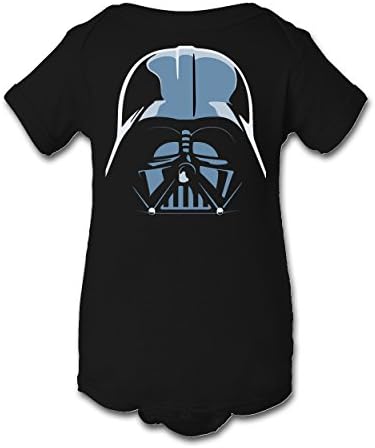 Tee Tee Monster Baby Boys'darth Vader Inspired Onesie (black, 24 M)