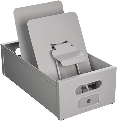 Grasp 11303 Card-Matic Metal Posting Tray, Grey; Accepts Types Sizes 5.5 x 8.5 and 6 x 9 inches