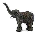 CollectA Wildlife Asian Elephant Calf Miniature Toy Figure - Authentic Hand Painted Model