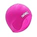 IWAMEE Swim Cap Silicone for Swimmers Man Wommen with lang or short Hair Pink