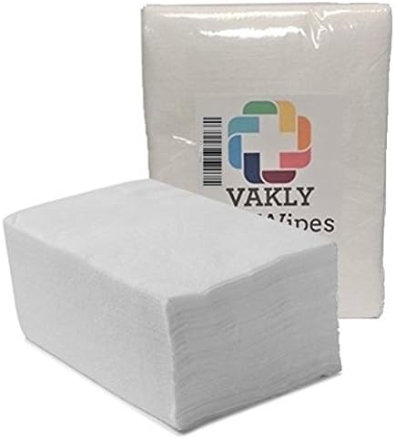 Vakly 10''X13" Dry Baby Wipes, Cleansing Cloths (50)