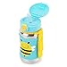 Skip Hop Toddler Sippy Cup with Straw, Zoo Stainless Steel Straw Bottle, Bee