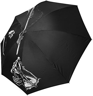 Kitchor Customized Death Skull Generic Foldable Umbrella Sun Rain Anti-UV