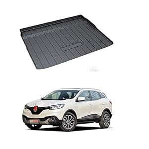 SKTU Nieuw ontwikkeld kofferbakmat voor Renault Kadjar SUV 2015-2019, kofferbakmat 3D vaste waterdichte mat TPO…
