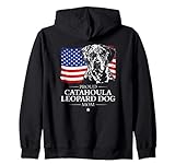 Proud Catahoula Leopard Dog Mom American Flag