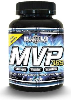 Millennium Sport Technologies- MVP 365 W/ Free ZMK Trial Packs (120 V-Caps)