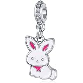 Dangle Rabbit Charm Bead