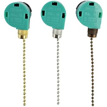 Ceiling Fan Switch 3 Speed 4 Wire Zing Ear Ze 268s6 Pull Chain