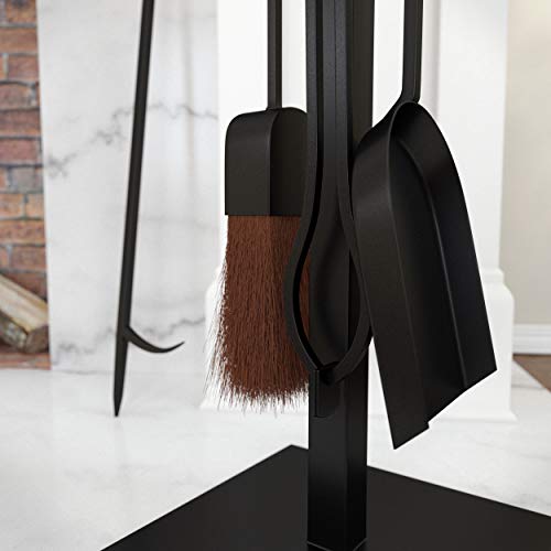 Furniture HotSpot Vancedale Modern Fireplace Tools - 4pc Set - Thumbnail 7