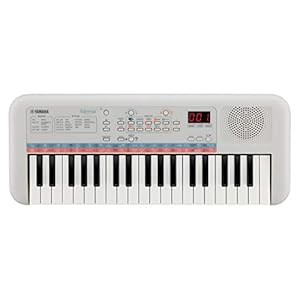 Yamaha Remie PSS-E30 37-Key Portable Mini Keyboard, White