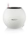 Lechuza 13360 Puro 20 Texture Self-Watering Garden Planter for Indoor and Outdoor Use, White