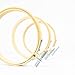 Embroidery Hoop Kit for Cross Stitch (6 Pack) | Premium Round Bamboo Hoops | Bulk Adjustable Wooden Circle Set | 3 pcs of 4 inch & 3 pcs of 6 inch Rings