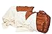 Earthwise Dust Bag Storage Cover for Handbags & Purses 100% Cotton Drawstring Made in the USA in 3 sizes (Pack of 3)