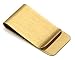DEEZOMO Premium Polished Brass & Stainless Steel Steel Money Clip & Credit Card Holder - Brass