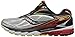 Saucony Men's Ride 8 Running Shoe, Silver/Red/Citron,10 M US