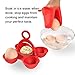 Egg Timer Color Changing, Egg Boiler Timer For Boiling Soft Medium Perfect Hard Boiled Eggs That Changes Color When Done | Boiled Eggs Maker No BPA(Red)