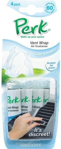 Perk Vent Wrap Clean Laundry 4-pak vent air freshener (CTK-52203-24)