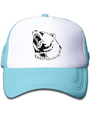 Bear Rawing Youth Toddler Mesh Hat Boy and Girls Baseball Trucker Cap