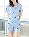 MyFav Big Girls Dogs Printed Pajama Set Summer Cute Sleepwear Cartoon Loungewear