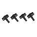 Senkauto Hard Bags Theft Deterrent Saddlebag Locks Mounting Bolts Pins Security System For Harley Davidson Touring 1996-2018 (Black)