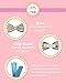 Belle Beau Baby Girls Hair Bows, Ribbon Lined Alligator Hair Clips, Barrettes, Toddlers Hair Accessories