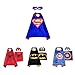 RioRand Comics Cartoon Dress up Costumes Satin Capes with Felt Masks for Boys (Set of 4)