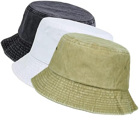 Bucket Hat for Men and Women Teens Garment Washed Cotton  display picture 2