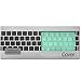 Kuzy Compatible with MacBook Pro 13 inch Keyboard Cover A1708 No TouchBar and MacBook 12 inch Keyboard Cover A1534 Silicone Skin, Mint