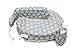 My Brest Friend Nursing Pillow Slipcover, Sage Dotted Daisies, Grey, Green