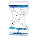 ArtCreativity Liquid Motion Bubbler Timer w/ Dual Spinning Wheels | 5.5” 1 Minute Bubble Hourglass for Kids | Soothing Visual Sensory/ Relaxing Fidget Toy, Great Gift for Boys - Girls (Space Shuttle)