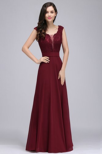 MisShow-Damen-Elegant-A-Linie-Chiffon-Abendkleid-Ballkleid-Cocktailkleid-lang-EU-32-46