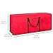 Best Choice Products 600D Polyester Rolling Duffle Storage Bag for Up to 9ft Christmas Tree w/Wheels, Handle - Red