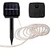 DINOWIN Solar Rope Lights, 39ft/12M 100LED Waterproof Copper Tube Wire String Lights for Garden,Yard, Path, Fence, Stairs, Backyard, Patio Decorative (Blue)