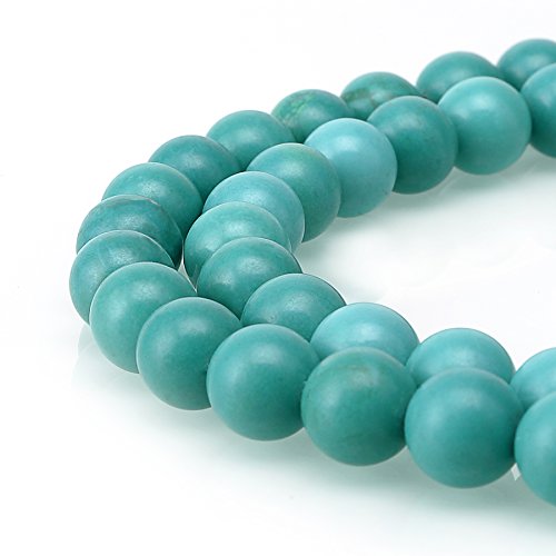 image for BRCbeads Turquoise Gemstone Loose Beads Round 8mm Crystal Energy Stone