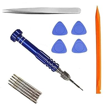 Axtella Tool kit 5 in 1 For All Mobiles Repair Screwdriver Set With 4 Mobile Opener, 1 Plastic Spudger Stick for Mobile Repairing With 1 Stainless Steel Non Magnetic Tweezer- Straight