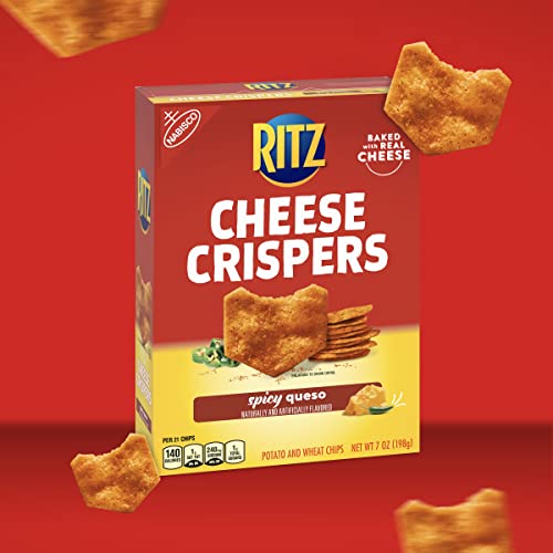 RITZ Cheese Crispers Spicy Queso Baked Chips, 6 7 oz Boxes Pricepulse